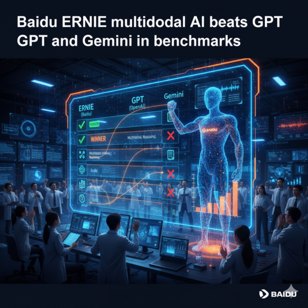 Baidu ERNIE multimodal AI beats GPT and Gemini in benchmarks