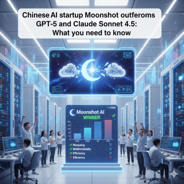 Chinese AI startup Moonshot outperforms GPT-5 and Claude Sonnet 4.5: What you need to know