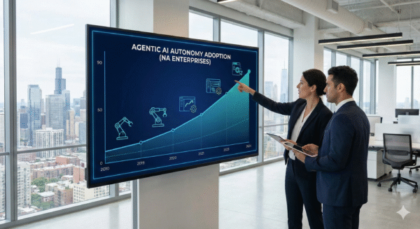 Agentic AI autonomy grows in North American enterprises
