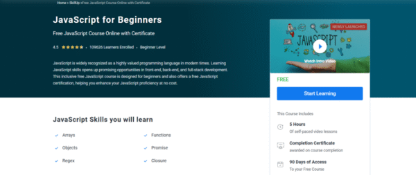WEB DEVELOPMENT BEST FREE CERTIFICATES